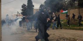 إصابة شاب بالرصاص الحي خلال قمع الاحتلال مسيرة كفر قدوم