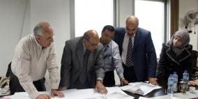 رئيس مجلس القضاء يتابع عمل اللجنة التقنية لمشروع بناء محكمة الخليل