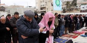 أهالي الخليل يؤدون صلاة الاستسقاء