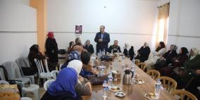 محافظ طولكرم عصام أبو بكر يزور الإتحاد العام للمرأة الفلسطينية