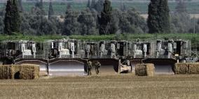 مصادر اسرائيلية تزعم اطلاق النار على جرافات الاحتلال قرب حدود غزة