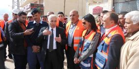 بالصور، الوكالة الأمريكية للتنمية تتفقد مشاريعها في الجنوب الفلسطيني