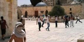 اعتقال 6 مقدسيين خلال مواجهات عنيفة في المسجد الاقصى