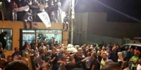 المئات يشيعون الشهيد ابو دهيم في جبل المكبر