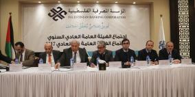 اجتماع الهيئة العامة العادي السنوي للمؤسسة المصرفية الفلسطينية 