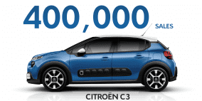 ستروين C3 تحقق مبيعات 400,000 مركبة بأقل من عامين
