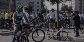 "ع البسكليت" فعالية تشجع ركوب الدراجات الهوائية في رام الله