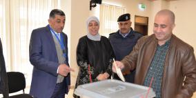 د.غنام تتفقد سير العملية الانتخابية لغرفة تجارة وصناعة رام الله والبيرة