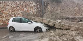 سيول وفيضانات وأضرار لمنازل وسيارات في الداخل