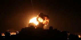 4 إصابات في سلسلة غارات إسرائيلية على قطاع غزة 