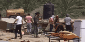 الاحتلال يهدم تجمع دير ابو حجلة البدوي شرق اريحا