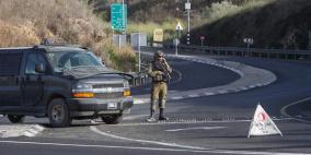 الاحتلال يغلق مفرق "عيون الحرامية" شمال رام الله