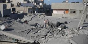 14 شهيداً في قصف طائرات الاحتلال منزلين في مخيم النصيرات وسط قطاع غزة