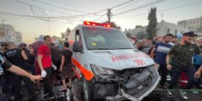 "الهلال الأحمر": توقف 18 مركبة إسعاف عن العمل في قطاع غزة بسبب نفاد الوقود