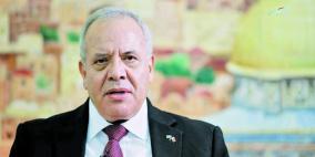 سفير فلسطين لدى قطر يطلع رئيس مجلس الشورى على آخر المستجدات