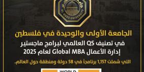 جامعة القدس تدخل تصنيف QS العالمي لبرامج ماجستير إدارة الأعمال Global MBA للعام 2025‎‎