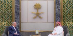 تفاصيل لقاء حسين الشيخ مع ولي العهد السعودي