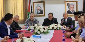 صيدم يطّلع على أوضاع مدينة جنين ومخيمها ويؤكد أن إغاثة النازحين على رأس الأولويات