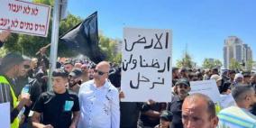 مظاهرة حاشدة في النقب ضد المخططات الإسرائيلية لهدم المنازل والاقتلاع والتهجير
