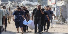 استشهاد أم وطفلها ورجل وزوجته ونجلهما في قصف الاحتلال عبسان الكبيرة ومواصي خان يونس