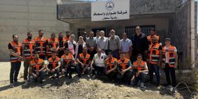 افتتاح غرفة طوارئ وإسعاف بلدية سنجل قرب منطقة التل والباطن في سنجل