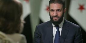 الشرع يستبعد تطبيع سوريا مع دولة الاحتلال.. ويطالب برفع العقوبات عن سوريا