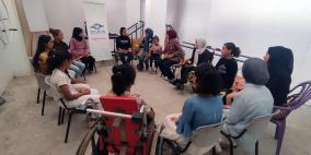 الجمعية الوطنية للتأهيل تواصل تنفيذ لقاءات لمجموعة اليافعات في دير البلح