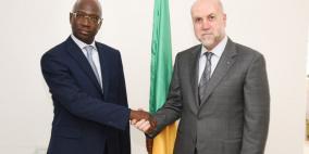 الهباش يبحث مع وزير الزراعة السنغالي آفاق التعاون