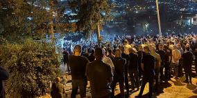 تشييع جثمان مهدي سلامة في عارة وعرعرة عقب إعدامه برصاص شرطة الاحتلال