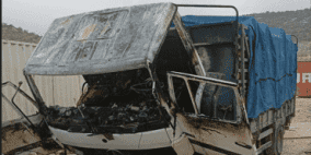 اعتداء جديد ووحشي للمستوطنين يطال شركة الجنيدي في طولكرم