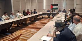 وزيرة الخارجية تبحث مع الجالية الفلسطينية في بانكوك آخر التطورات واحتياجاتهم القنصلية