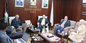 المؤسسة الفلسطينية للإقراض الزراعي تستقبل وفدا من منظمة الفاو