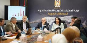 غرفة العمليات الحكومية تستعرض خطة الإغاثة والتعافي لوزارة الاقتصاد الوطني في غزة