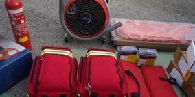 بالصور| الدفاع المدني يتسلم معدات وآليات ثقيلة بدعم من ألمانيا