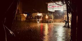 انهيار منزل في "الشيخ رضوان" بمدينة غزة بفعل الأمطار الغزيرة وآثار العدوان