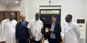 وزيرة الخارجية تلتقي رئيس أساقفة أكرا