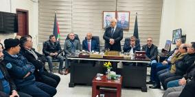 وزير الداخلية يتفقد محافظة الخليل ويجري سلسلة لقاءات رسمية ومجتمعية