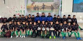 الاتحاد الفلسطيني لكرة القدم يفتتح مركزا لتدريب كرة القدم في قطاع غزة