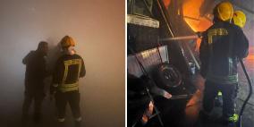 الدفاع المدني يستجيب لـ65 حادث إطفاء وإنقاذ منذ دخول المنخفض