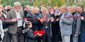 قلقيلية: المحافظ ووزير التربية والتعليم يفتتحان مدرسة بنات كفر قدوم الأساسية للإناث