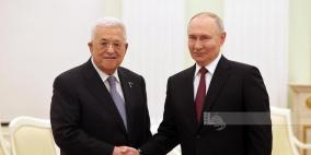 الرئيس عباس يبحث مع بوتين آخر المستجدات والتطورات السياسية