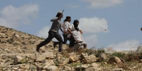 إصابات جراء اعتداء للمستوطنين في بيت فوريك شرق نابلس