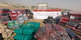 وكالة بيت مال القدس تنفذ المرحلة الثانية من حملة "شتاء دافىء " لفائدة 120 عائلة بدوية جنوب شرق القدس