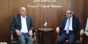 سلطة جودة البيئة تناقش قضايا بيئية مشتركة مع ممثلي الصناعات الفلسطينية