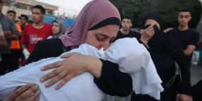 استشهاد امرأة وطفل في قطاع غزة