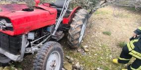 وفاة مواطن نتيجة انقلاب جرار زراعي في طولكرم