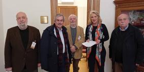 لجنة تحرير القادة الفلسطينيين تلتقي الأحزاب السياسية والحكومة ورئيس البرلمان اليوناني