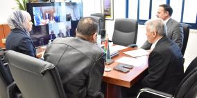  برهم يبحث مع سفير فلسطين في عُمان تعزيز التعاون بين البلدين بمجال التعليم