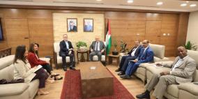 وزير الحكم المحلي يبحث مع مسؤول أممي مراحل العملية الانتخابية للهيئات المحلية