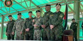 اللواء العبد إبراهيم خليل يتفقد قيادة منطقة أريحا والأغوار ومعسكر النويعمة